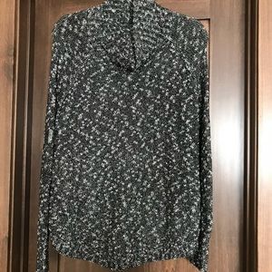 Lucky Brand EUC Black/White Sweater - Size L